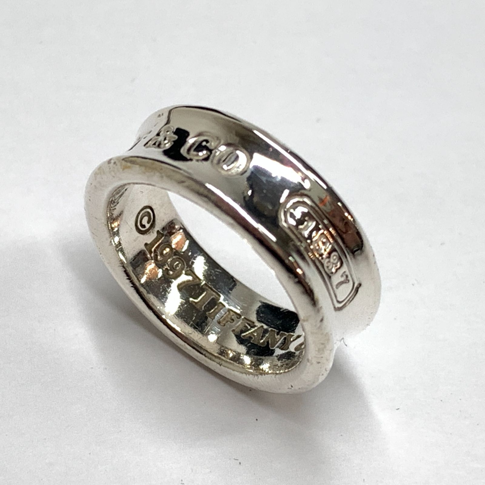 f001 C 41. 【新品磨き済】 TIFFANY＆Co. ティファニー 1837 リング