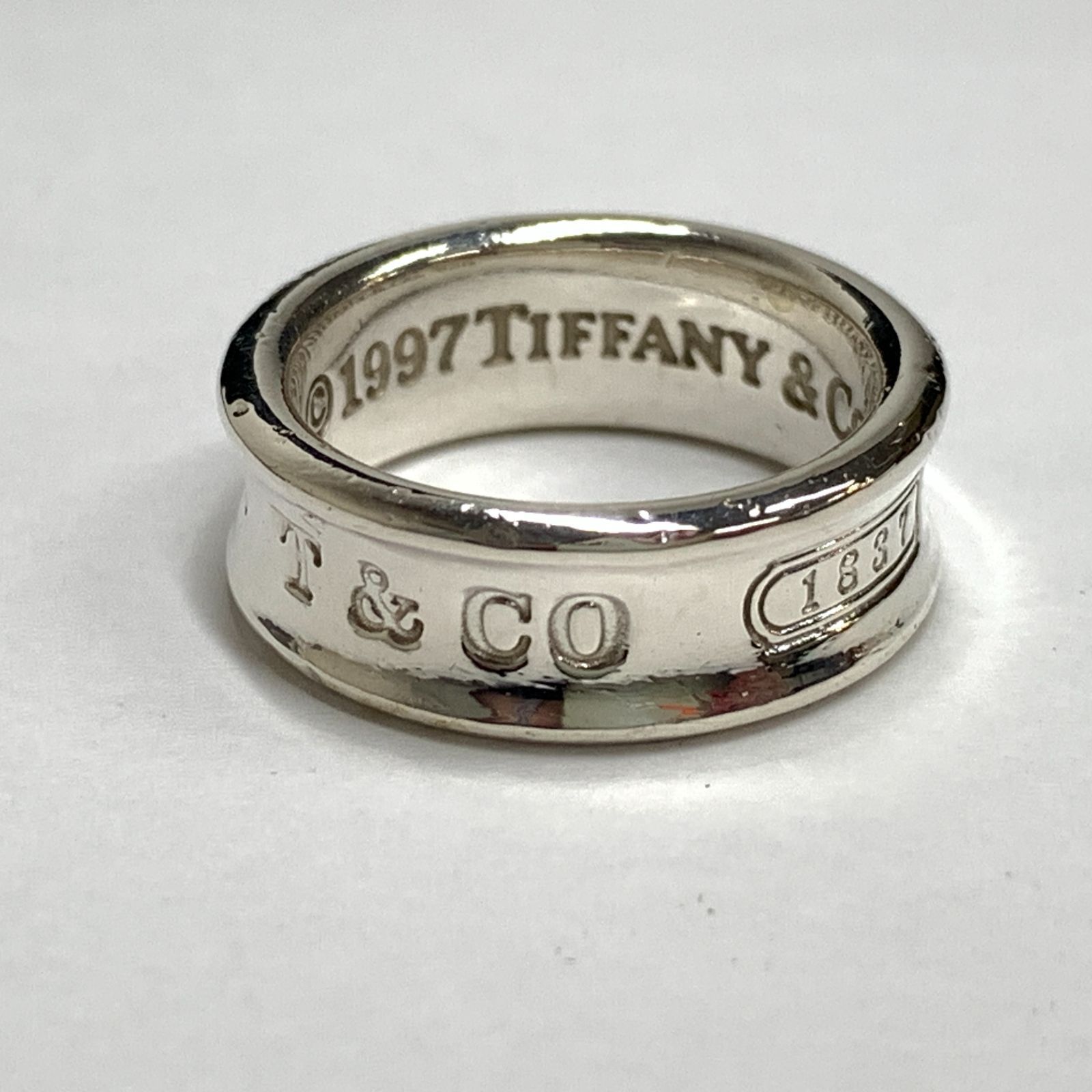 f001 C 41. 【新品磨き済】 TIFFANY＆Co. ティファニー 1837 リング 
