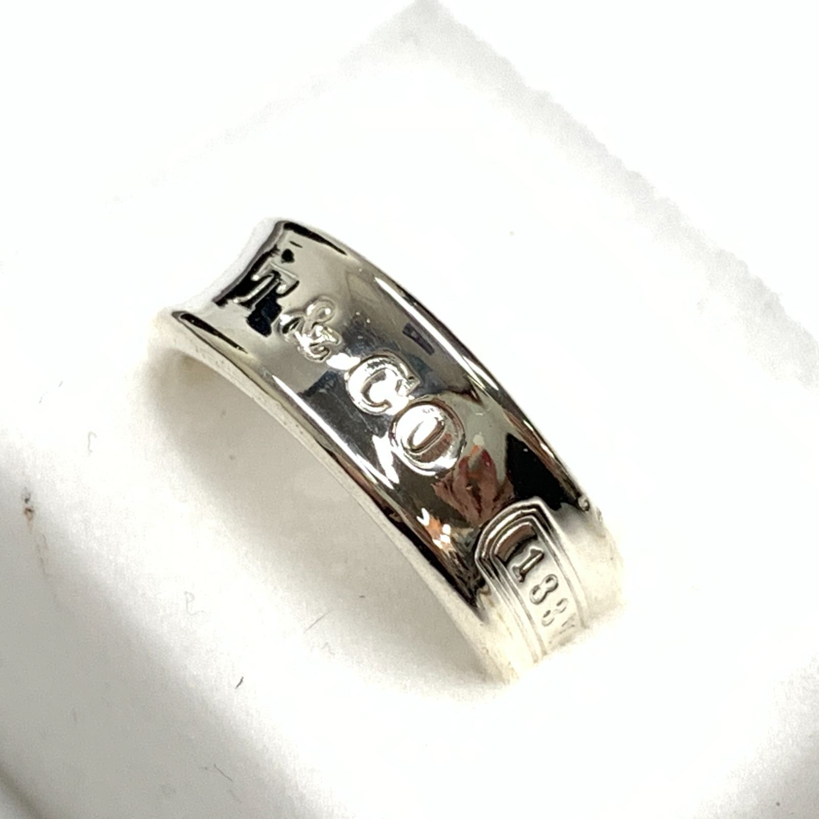 f001 C 42. 【新品磨き済】 TIFFANY＆Co. ティファニー 1837 リング