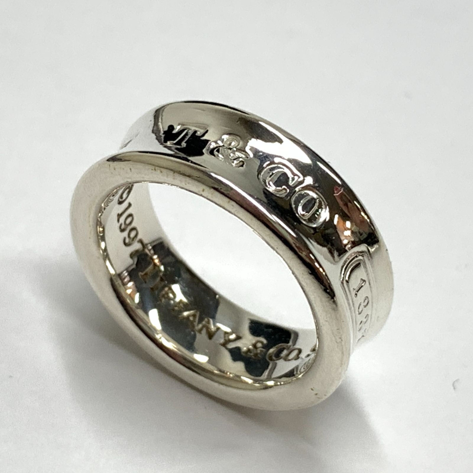 f001 C 42. 【新品磨き済】 TIFFANY＆Co. ティファニー 1837 リング