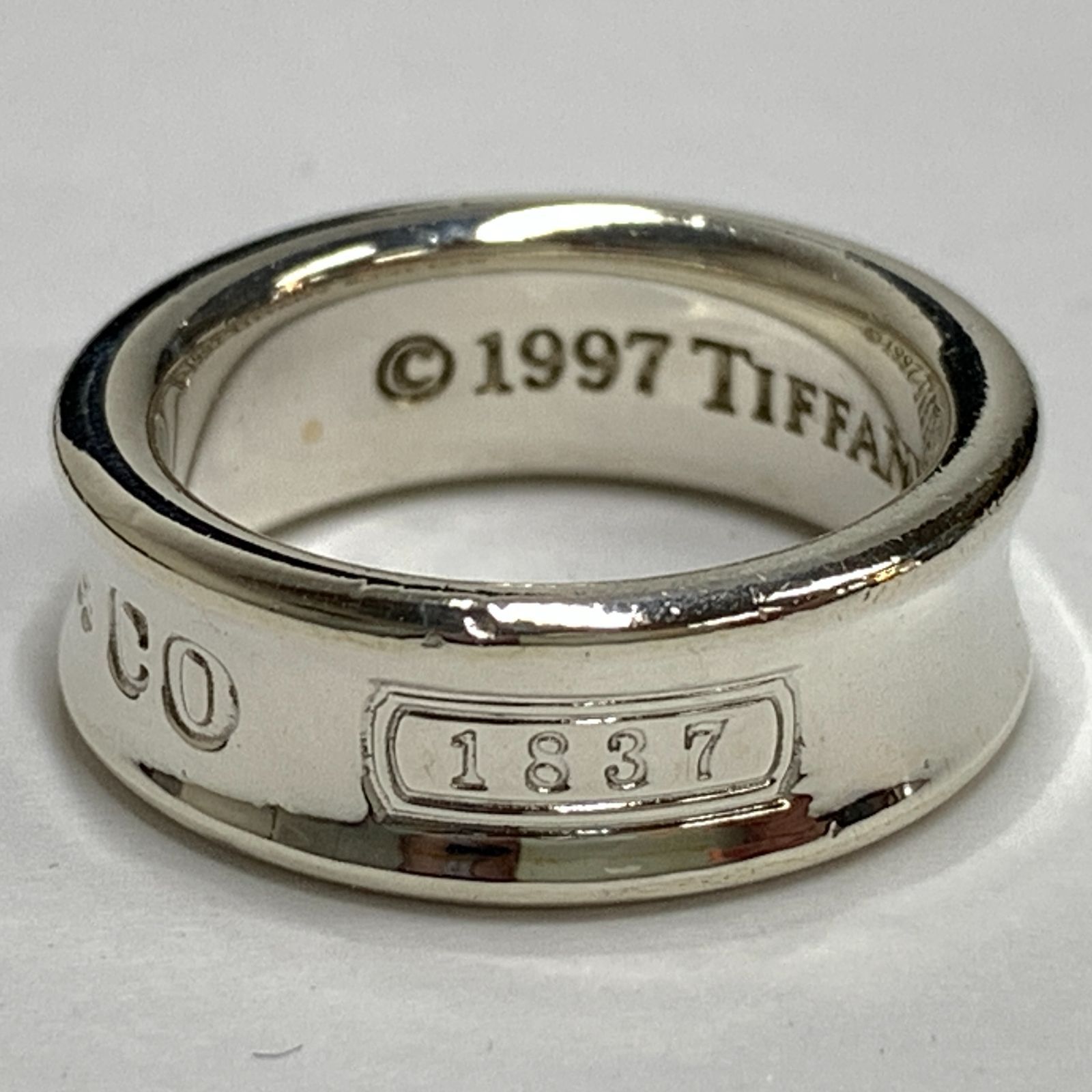 f001 C 42. 【新品磨き済】 TIFFANY＆Co. ティファニー 1837 リング