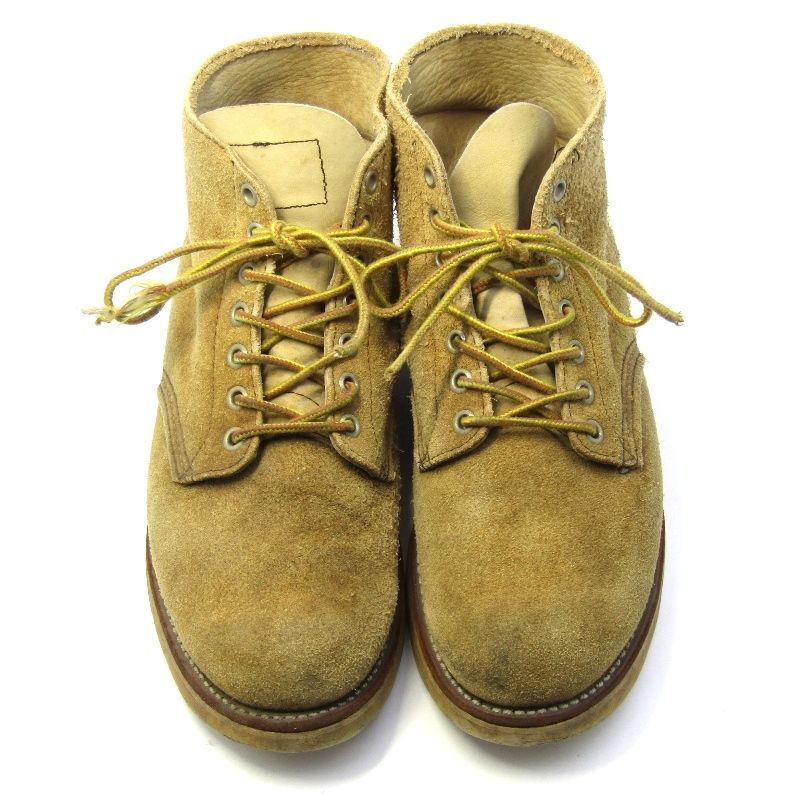 訳あり REDWING レッドウィング US7E 25cm ラウンドトゥ 8167 四角犬