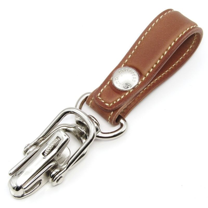 未使用 LAST CROPS ラストクロップス キーホルダー シェルコードバン