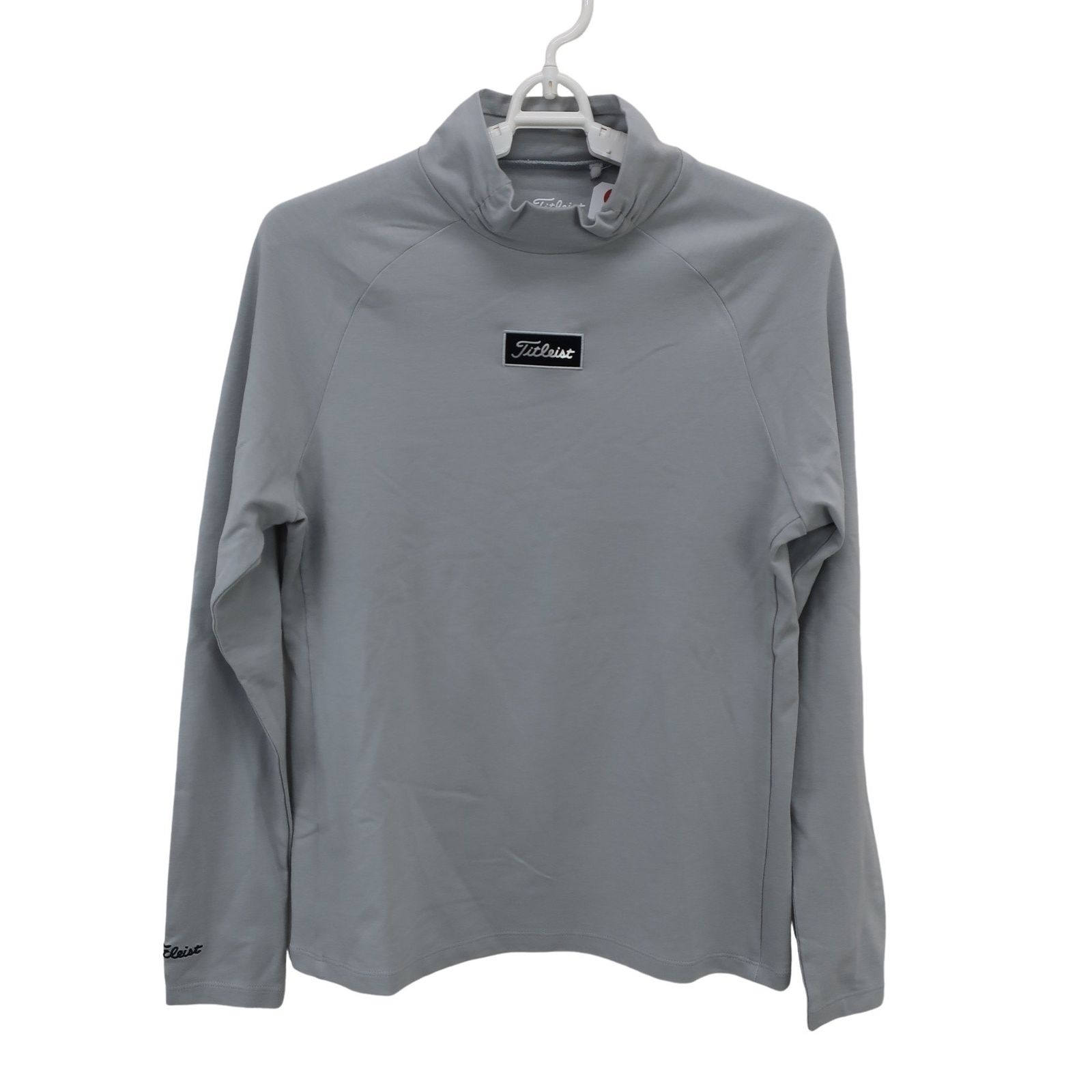 【新品】タイトリスト メルセデスベンツ モックネック シャツ グレー 【M】 美品】Titleist(タイトリスト) 長袖モックネックシャツ グレー