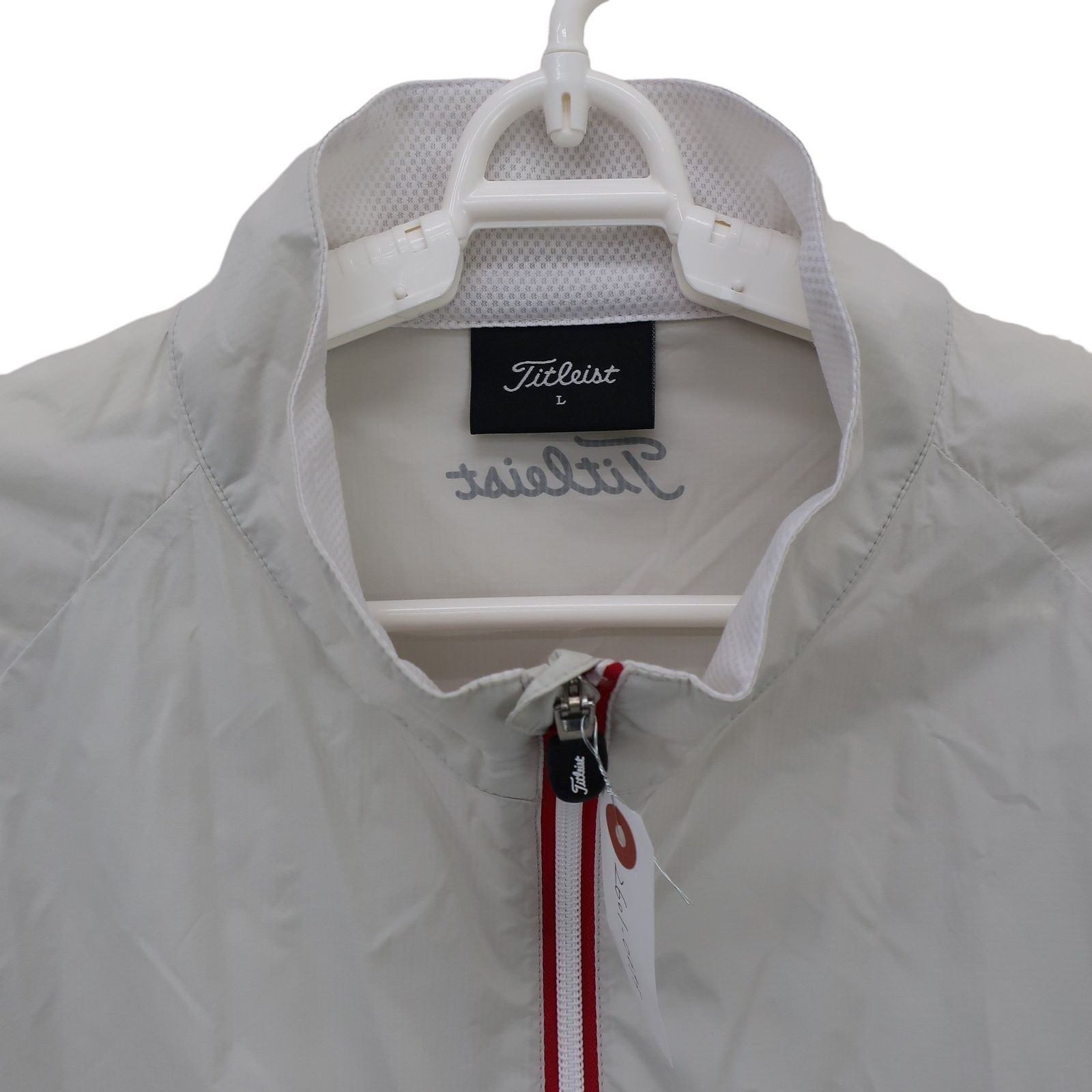 美品】Titleist(タイトリスト) ナイロンジャケット 薄グレー メンズ L