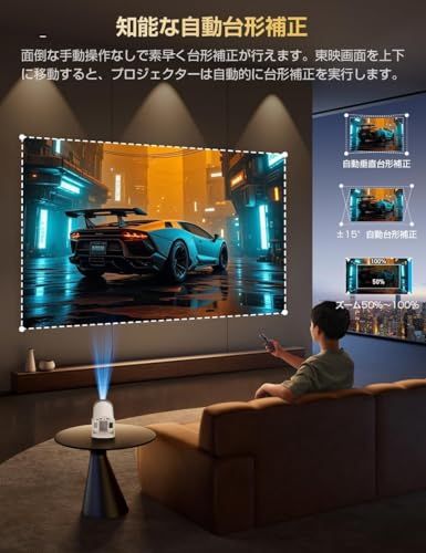 プロジェクター 家庭用【2026年進化モデル！ 28000LM・4K対応・最新