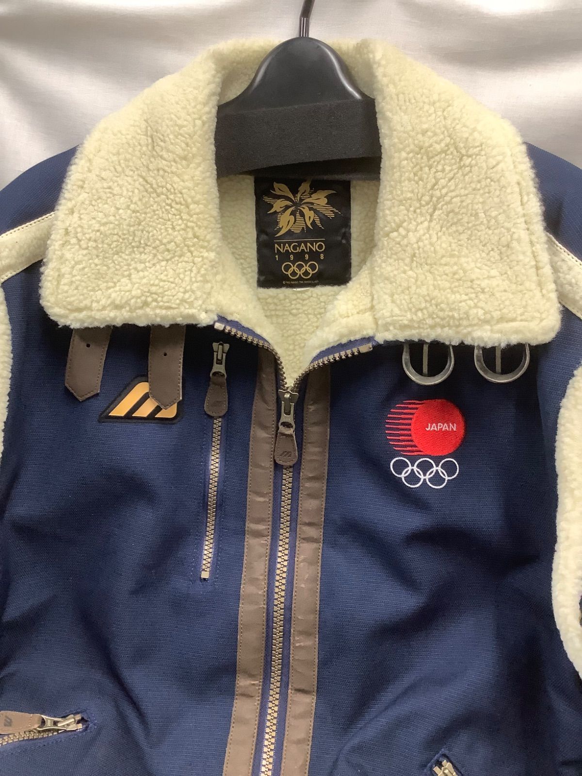 ヴィンテージ訳あり】 MIZUNO 1998年 長野オリンピック 日本代表 ボア