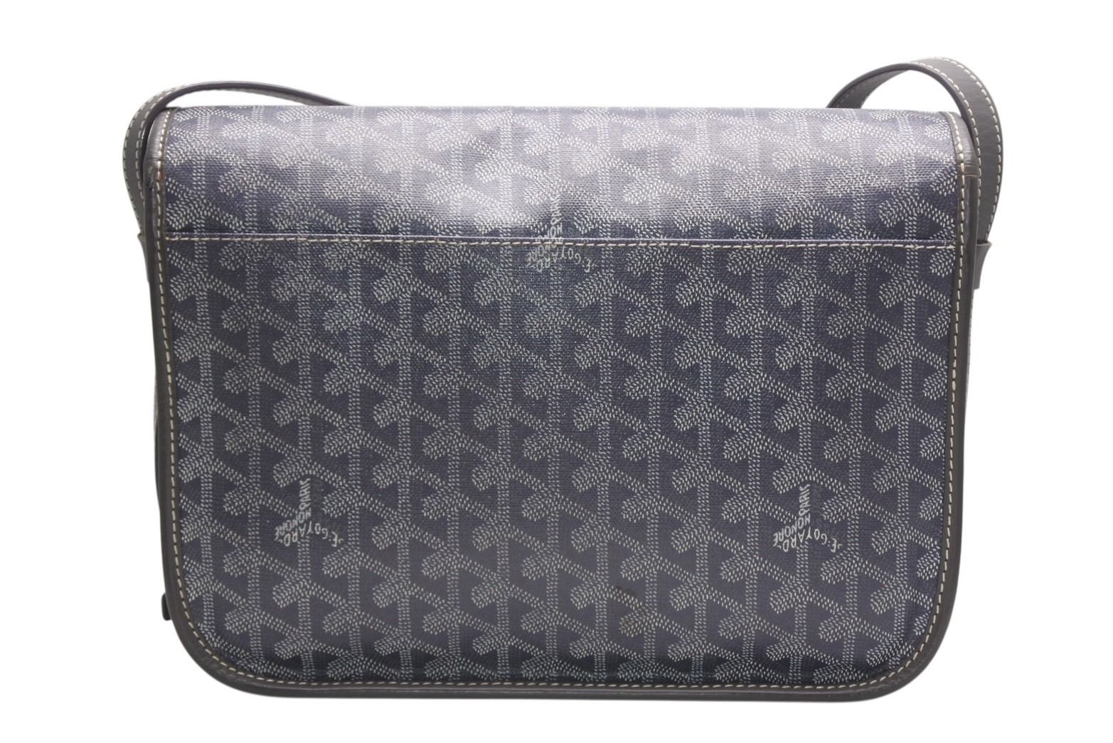 GOYARD ゴヤール ベルヴェデーレMM ショルダーバッグ グレー PVC