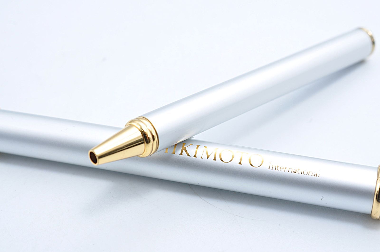 美品 MIKIMOTO ミキモト インターナショナル ボールペン 筆記具 パール