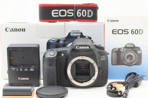 ☆美品☆ Canon キャノン EOS 60D ボディ 元箱 付属品 ♯26022201