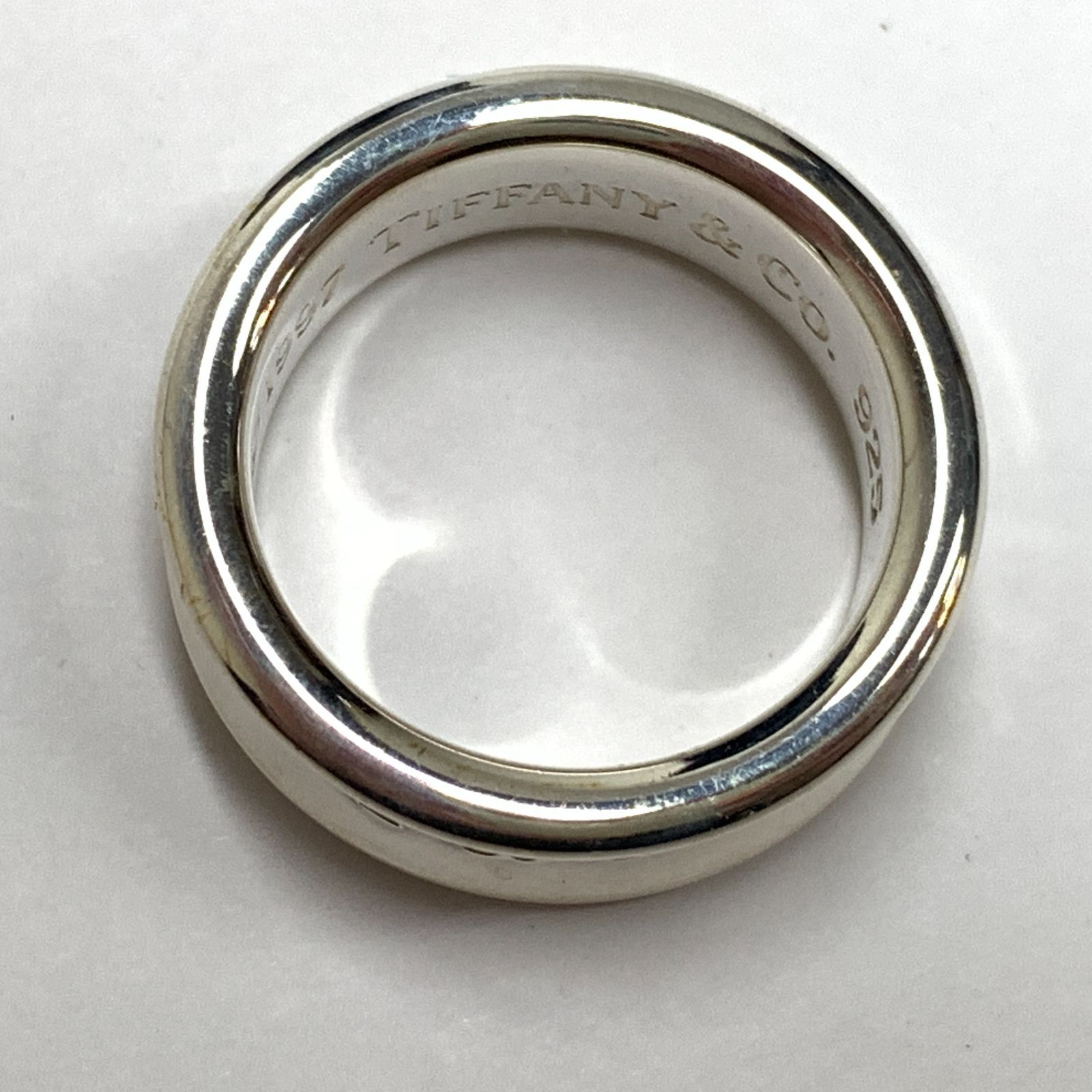 f001 C 43. 【新品磨き済】 TIFFANY＆Co. ティファニー 1837 リング