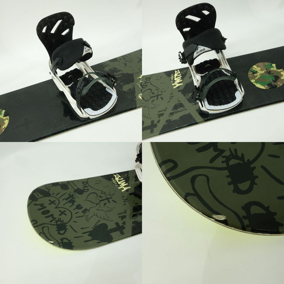 ZUMA TYPOS 158cm スノーボード / ビンディング付き SALOMON Mサイズ