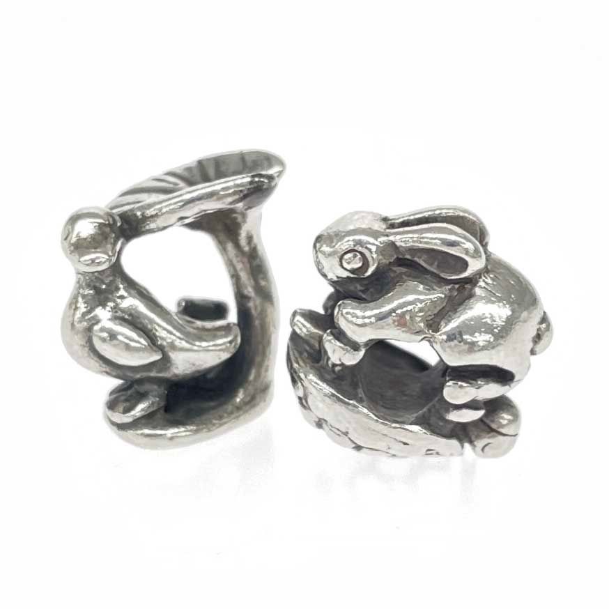 TROLL BEADS トロールビーズ SVブレスレットチャーム 2点 925S LAA刻印