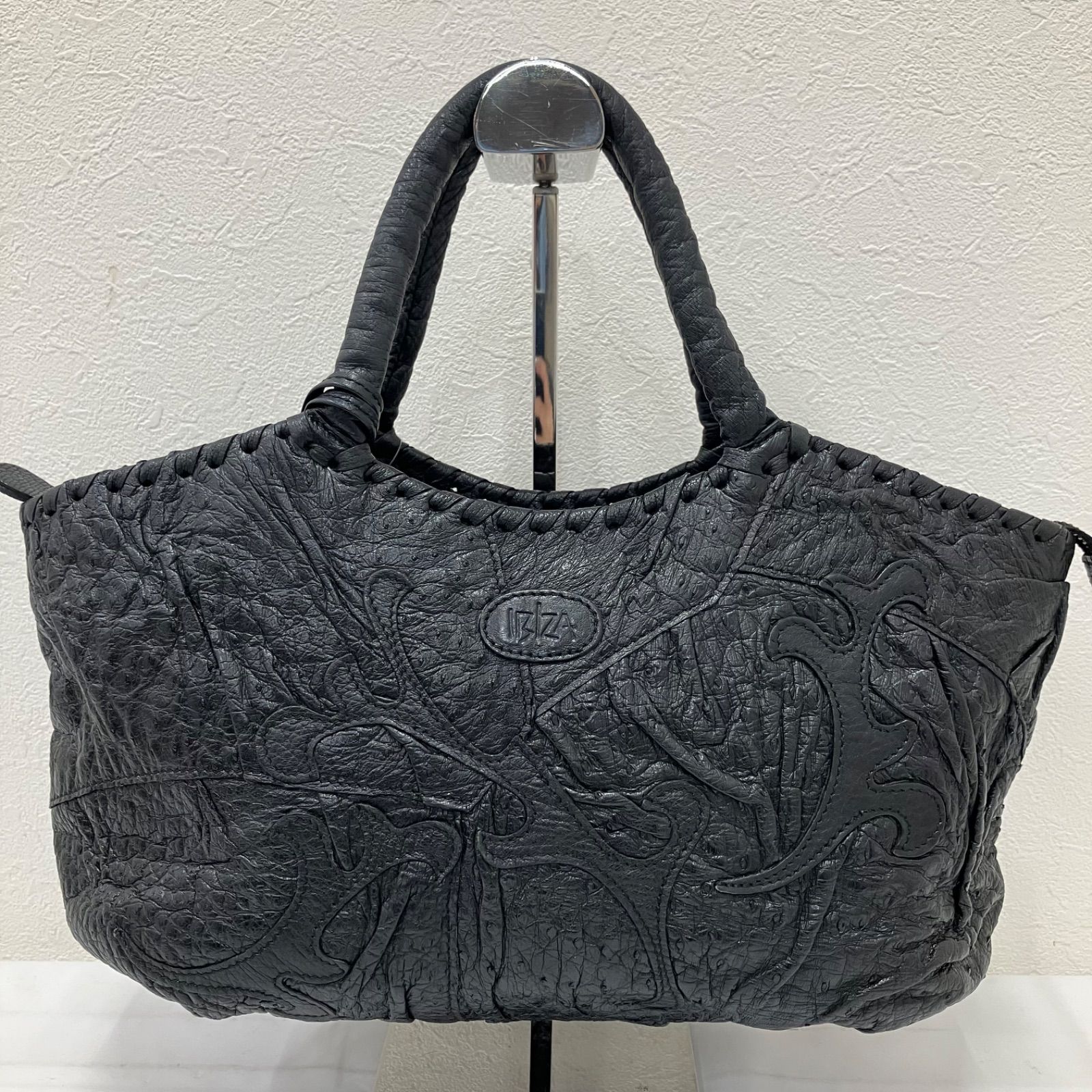 9674 IBIZA イビザ イビサ ハンドバッグ ブラック 黒 レディース 