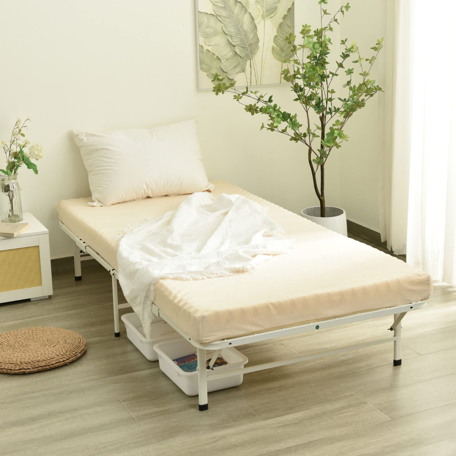 数量限定】Harper & Bright Designs パイプベッド ベッドフレーム