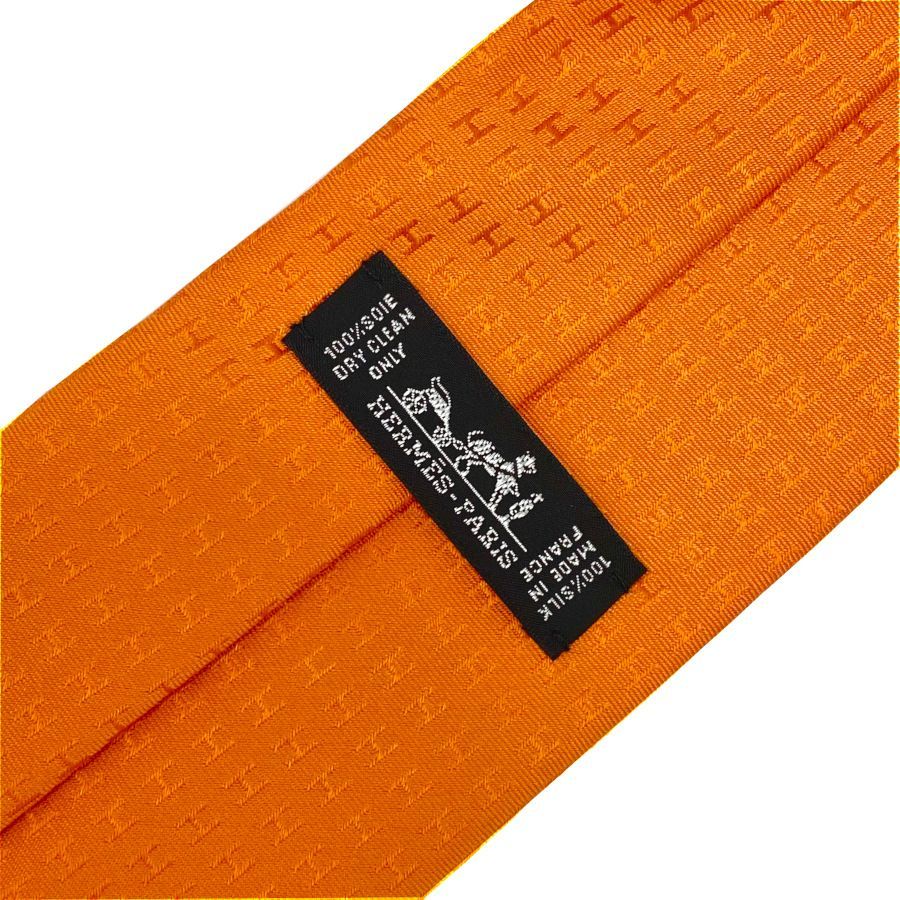 新品】エルメス HERMES ネクタイ H織りタイ 8 cm《 ファソネ H