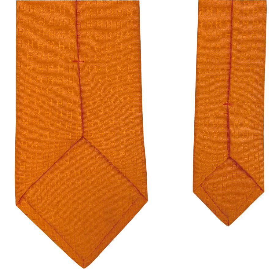 新品】エルメス HERMES ネクタイ H織りタイ 8 cm《 ファソネ H