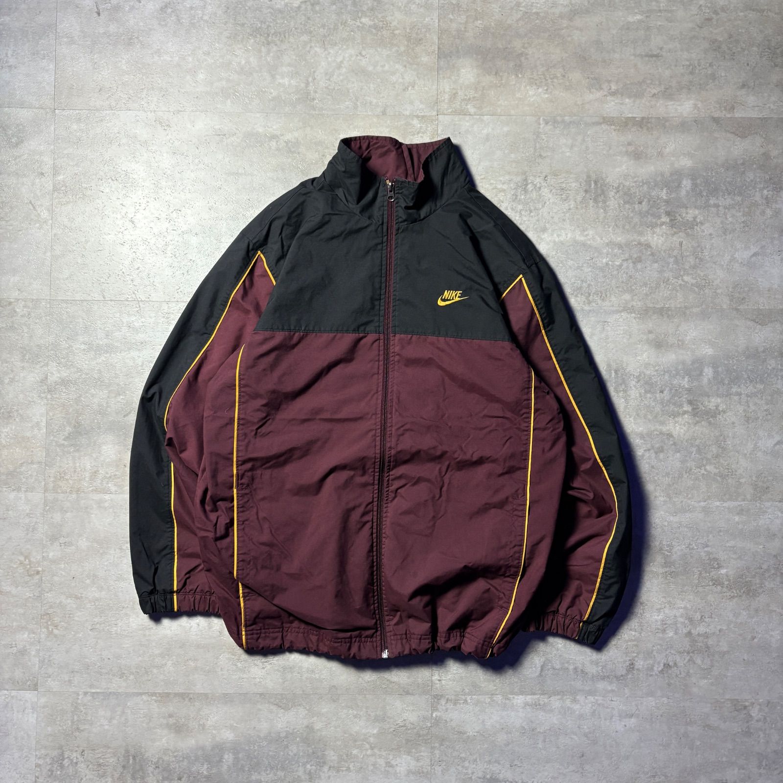 00s NIKE ナイロンジャケット キャバリアーズカラー L 裾ドローコード