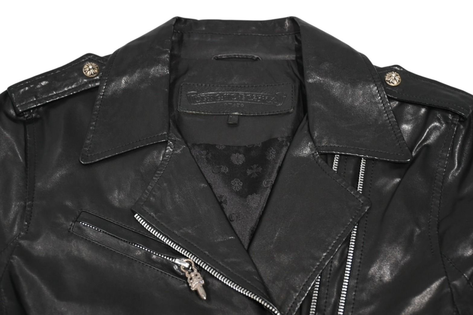 CHROME HEARTS クロムハーツ JJ DEAN ダブル ライダース ジャケット