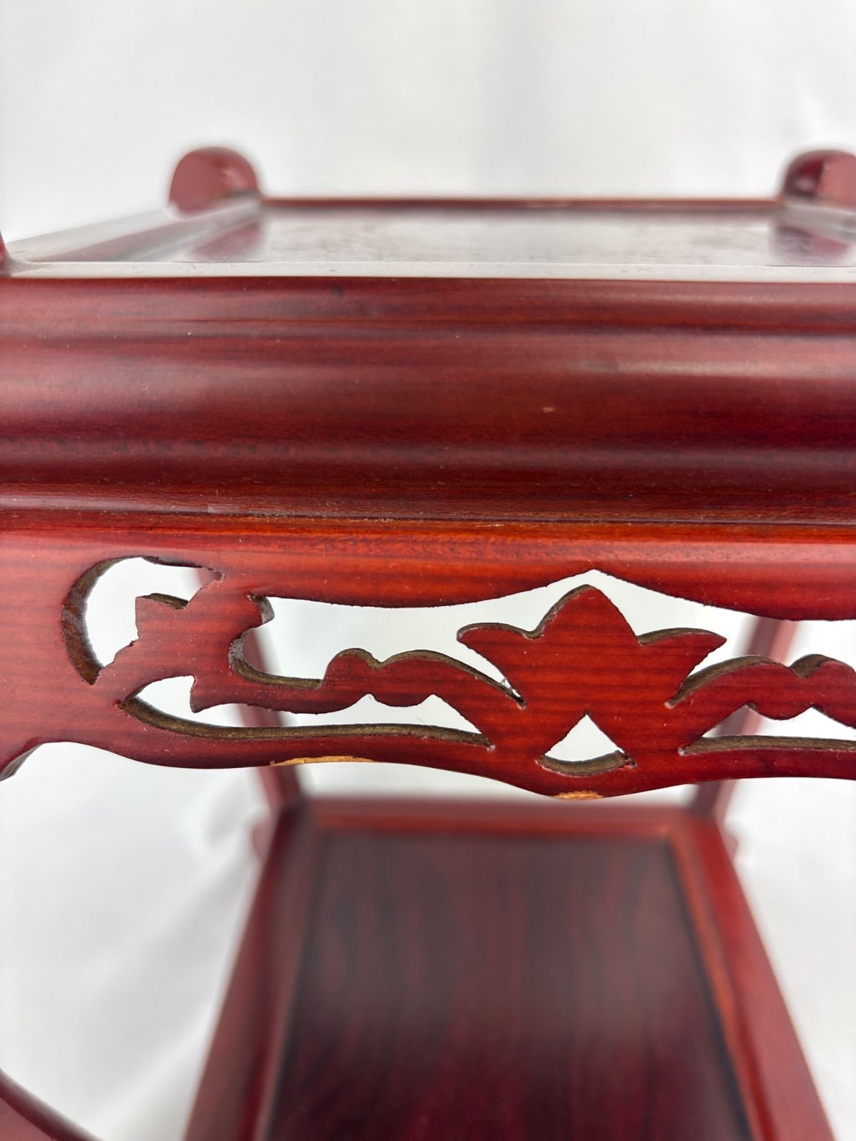 C-13 飾り台 香炉台 高卓 透かし彫り香炉台 花台 盆栽台 | ¡Compre en