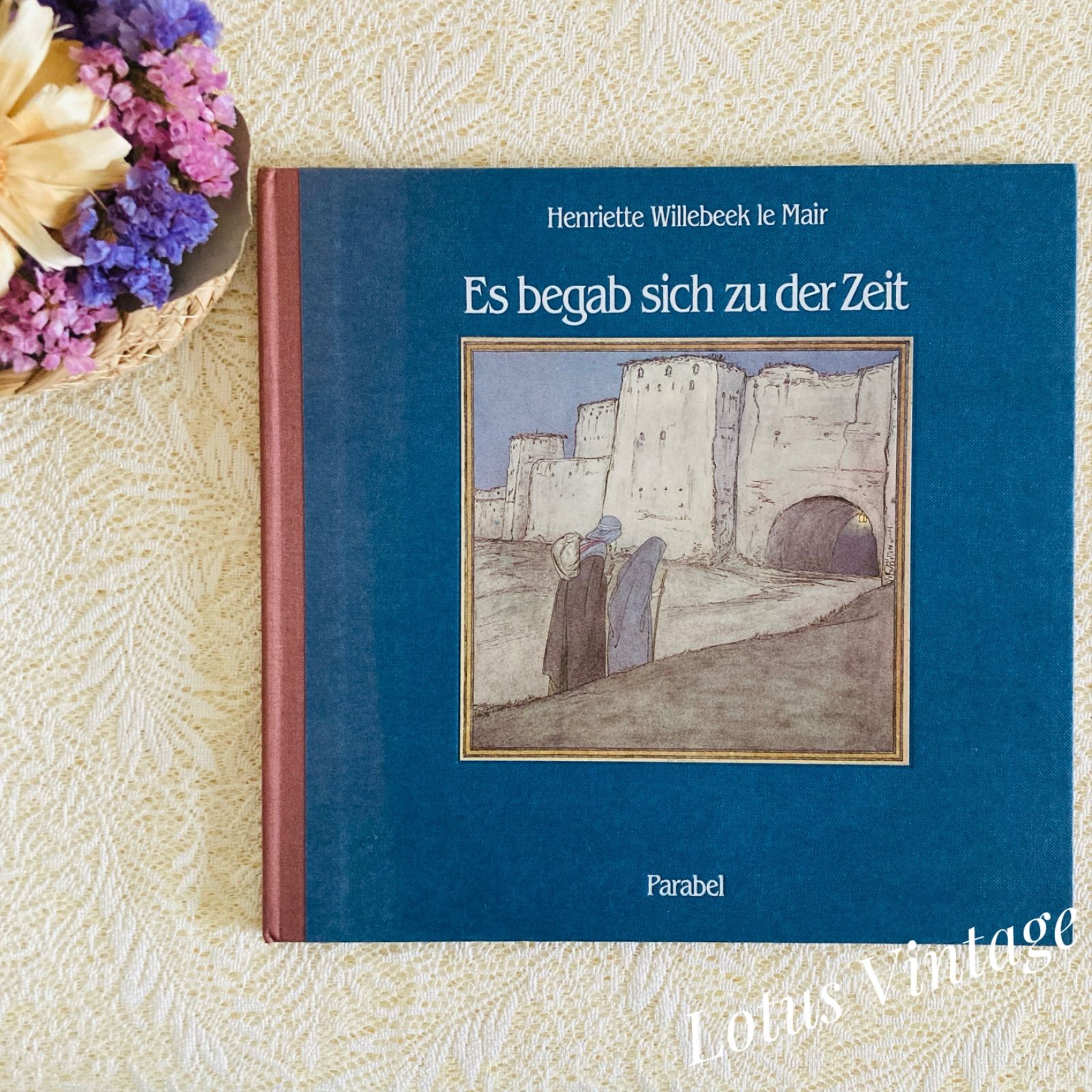 ル・メール挿絵の美しい絵本 イエス誕生の物語 大型本 洋書・古書