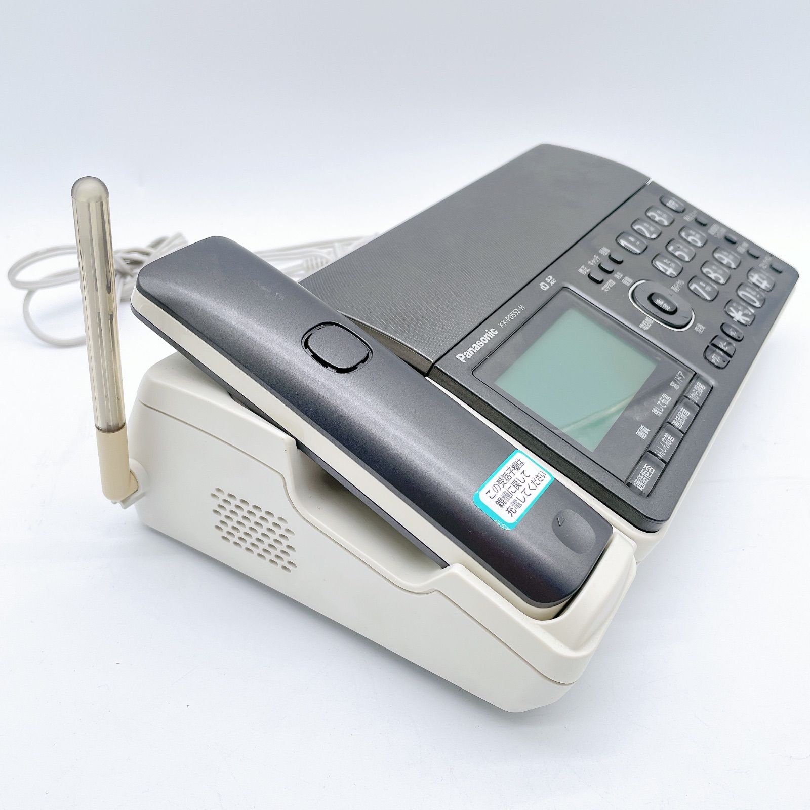 Panasonic KX-PD552 - 説明書付き ファクシミリ メルカリ KX-PD552-W 