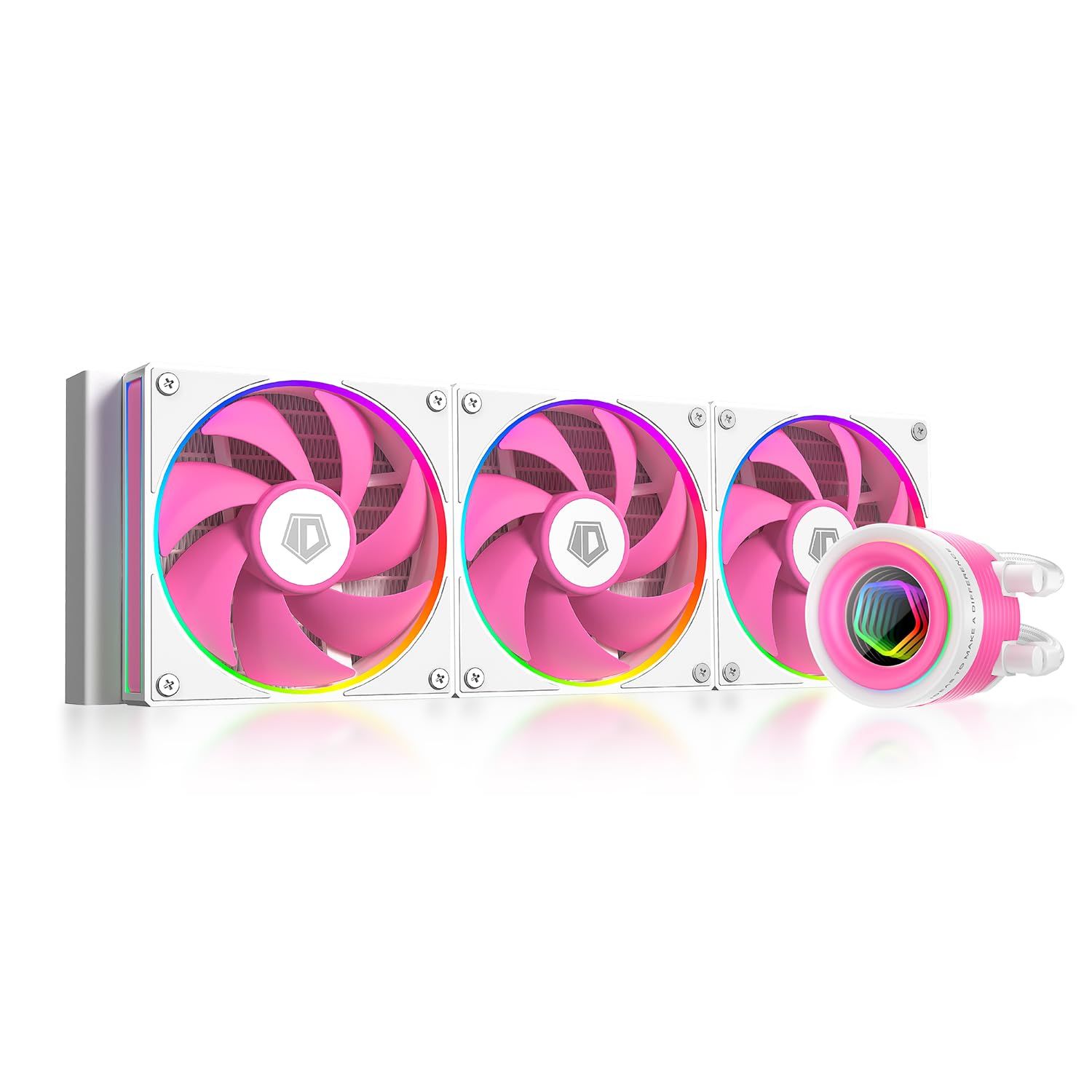 ID-COOLING FX360 INF Pink Edition 360mm 液体CPUクーラー、ARGB