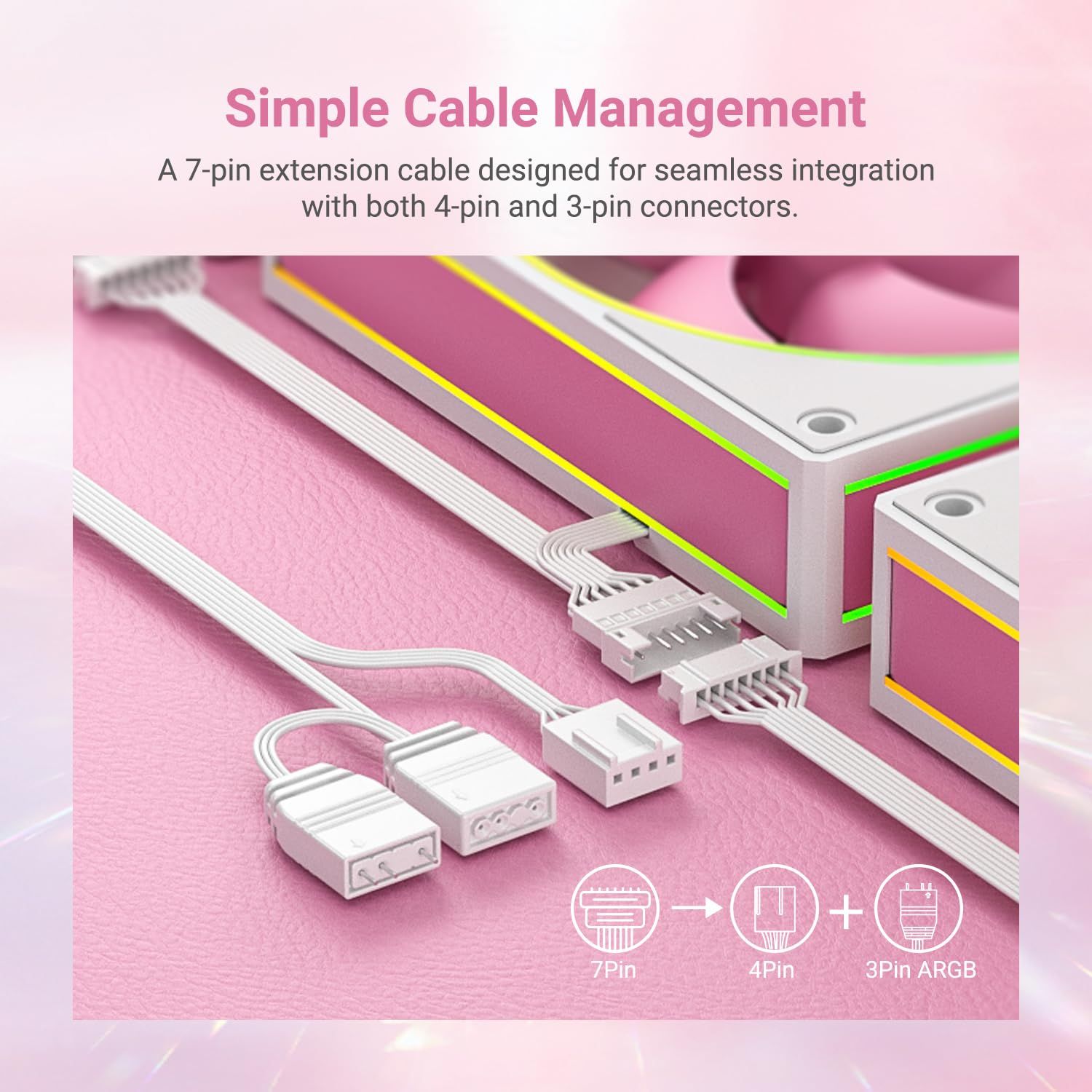 ID-COOLING FX360 INF Pink Edition 360mm 液体CPUクーラー、ARGB