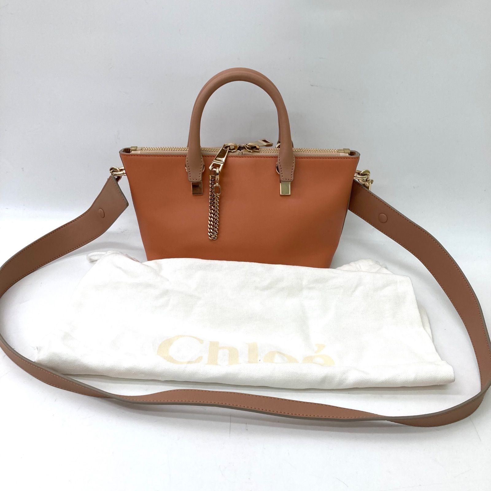 Chloe】クロエ ベイリー 2WAY ショルダーバッグ ハンドバッグ 2トーン
