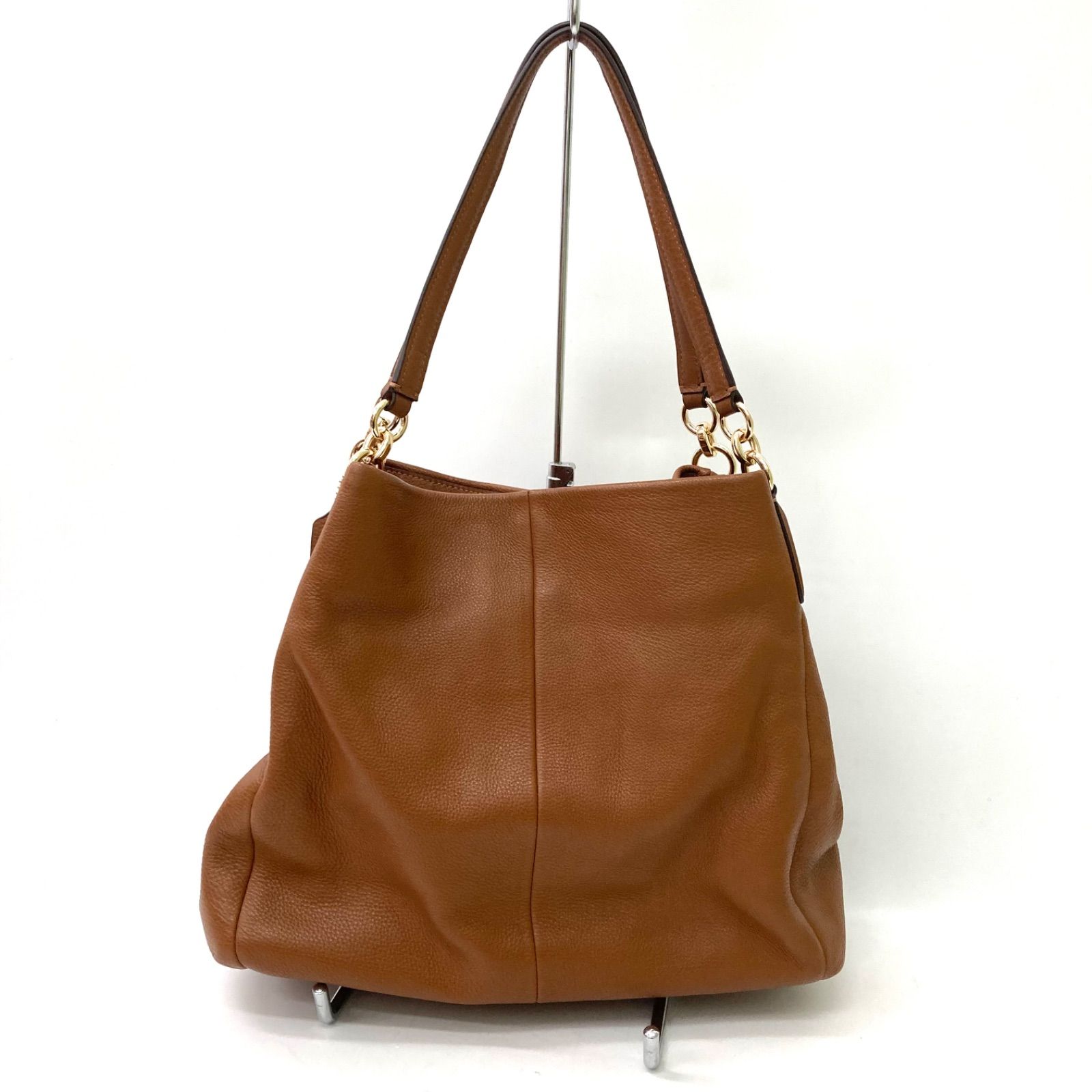 COACH】コーチ トートバッグ ブラウン レザー 茶色☆ - メルカリ