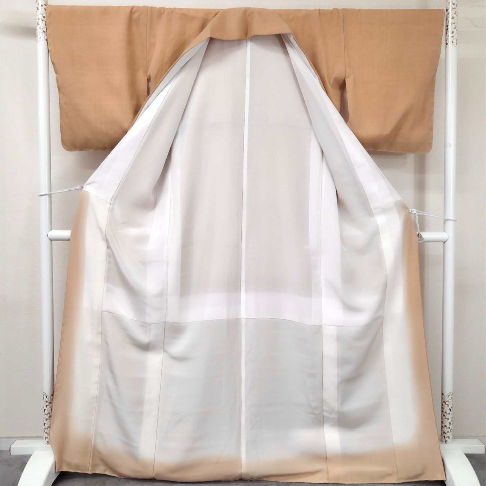 美品 逸品 上品 重要無形文化財 本場結城紬 正絹 無地 K1180 - メルカリ