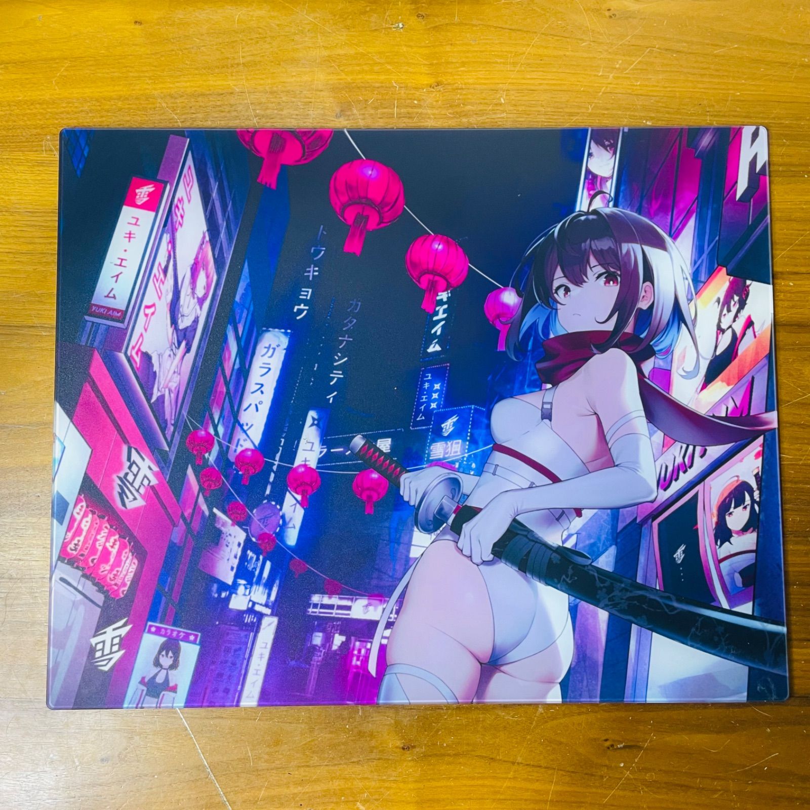 nr/2.16/8】Yuki Aim製 KATANA GLASSPAD 2024 ガラスマウスパッド