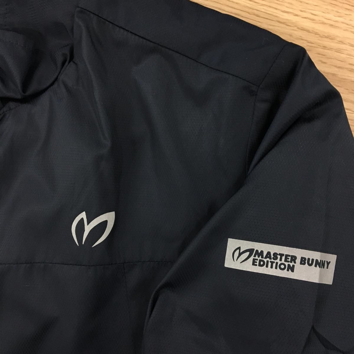 美品】マスターバニー ジャケット ダークネイビー 胸ロゴ 裏地付