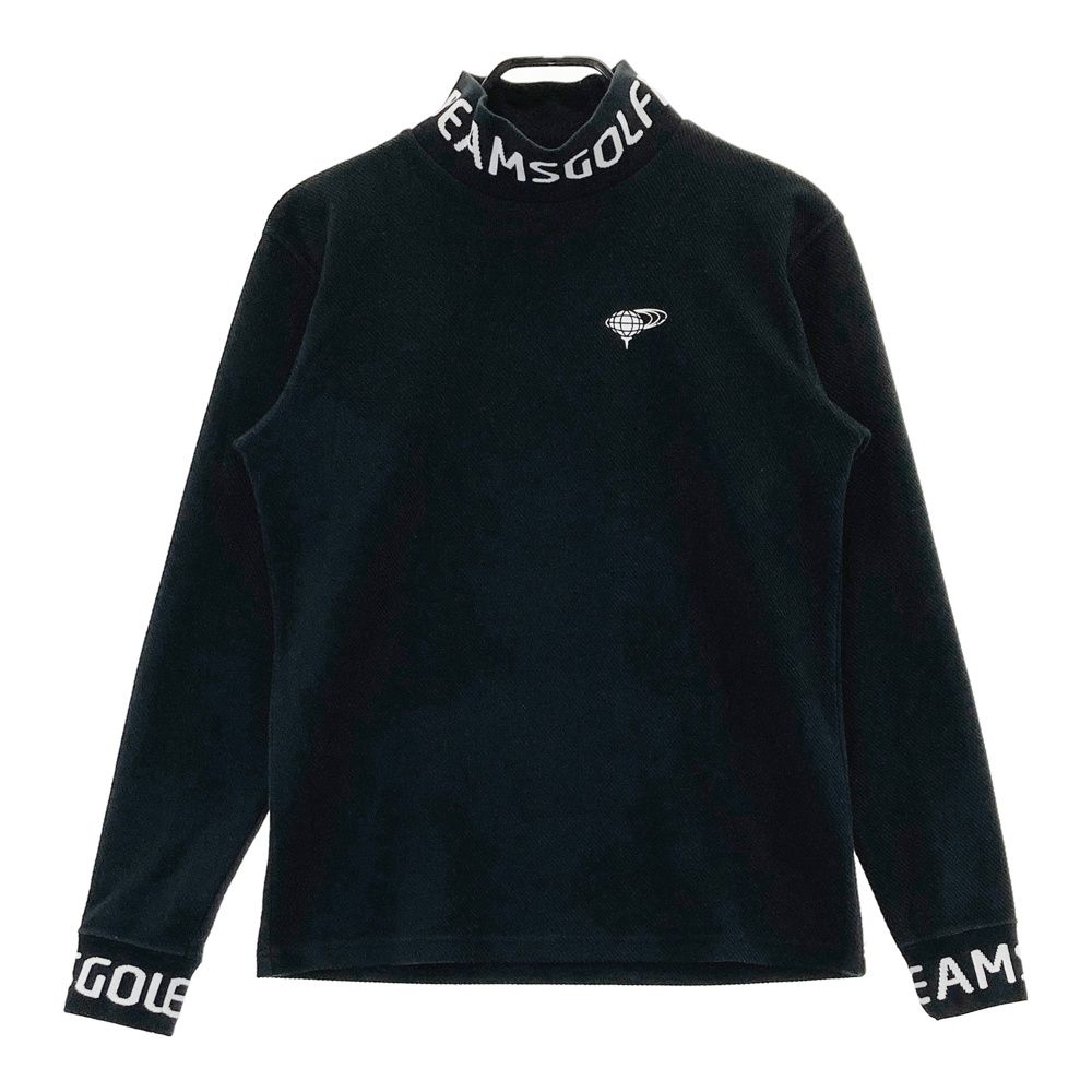サイズ：S BEAMS GOLF ビームスゴルフ ハイネック長袖Tシャツ ブラック