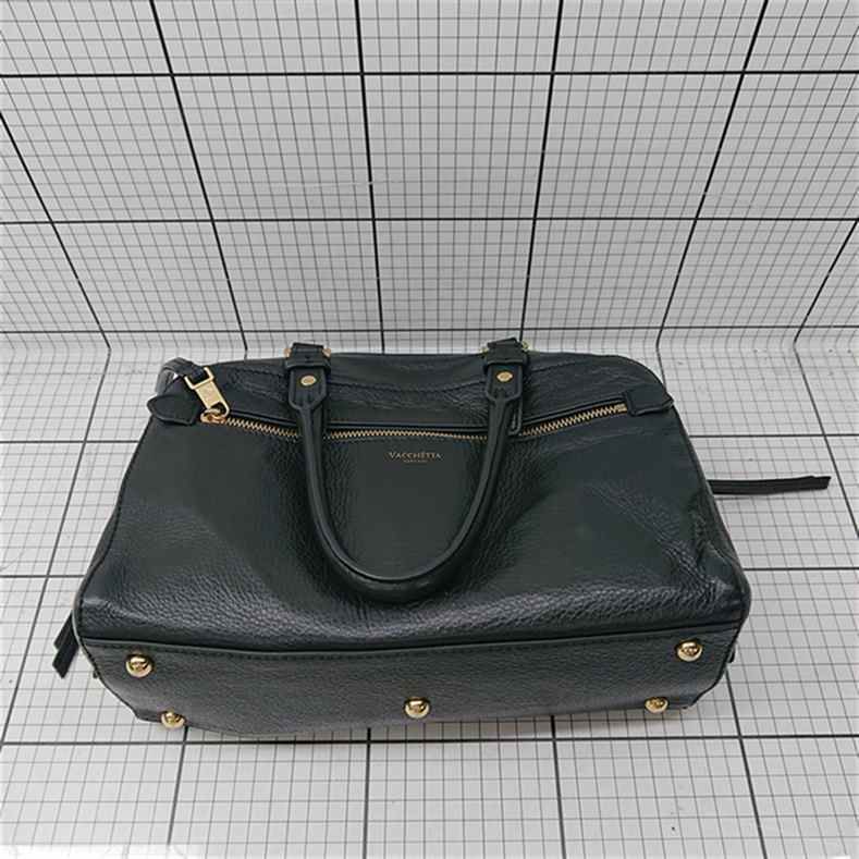 ◇ Θ トプカピ TOPKAPI ヴァケッタ レザー 2WAYハンドバッグ ブラック