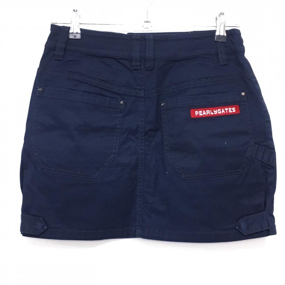 パーリーゲイツ スカート ネイビー 複数ポケット レディース 00(XS