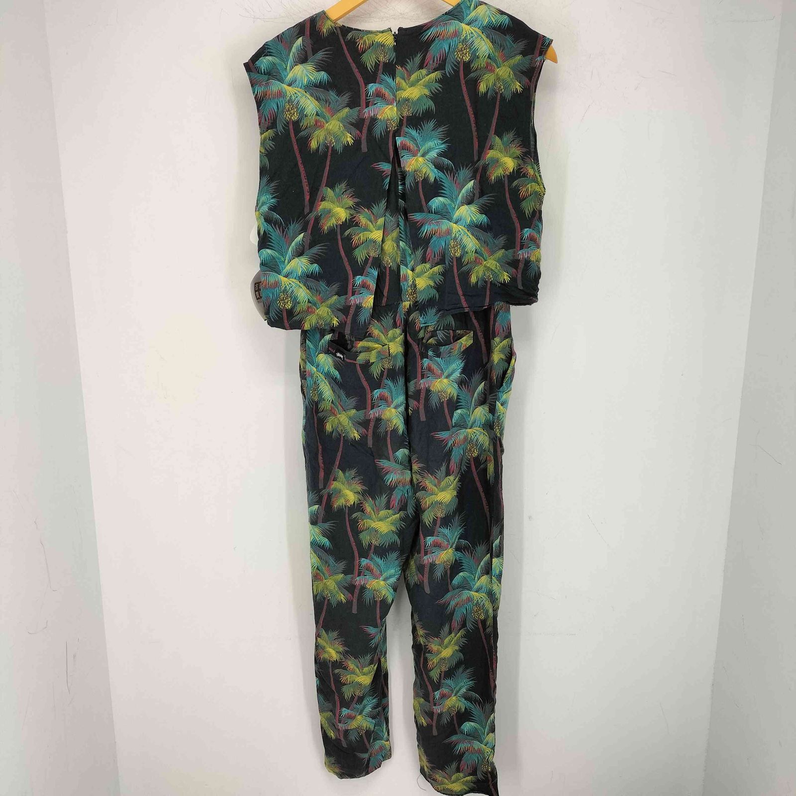 ステューシー Stussy パームツリー柄 オールインワン レディース S 
