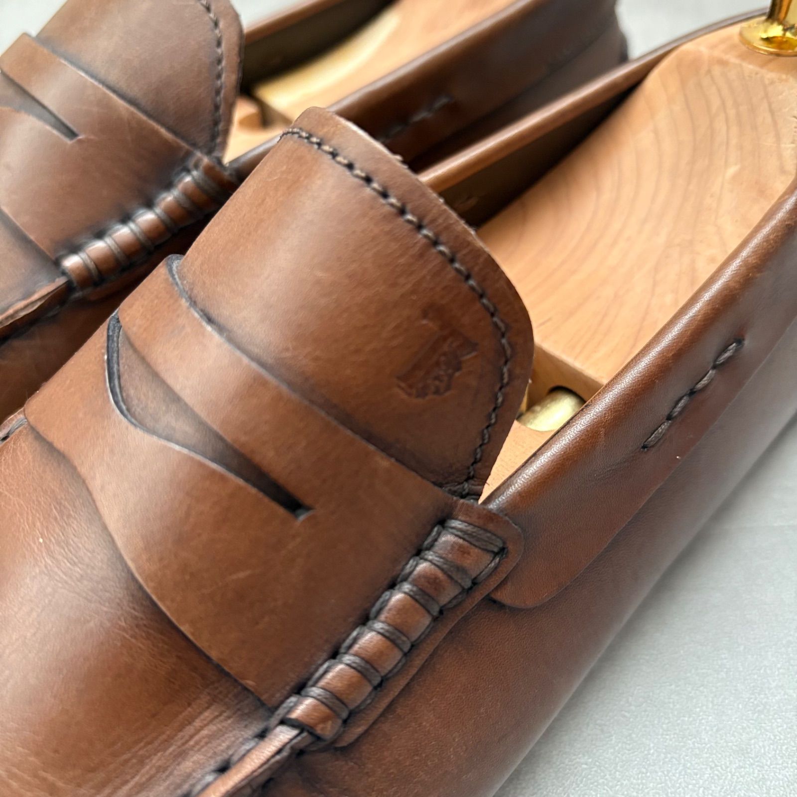 トッズ TOD'S コインローファー ドライビングシューズ サイズ6 25cm