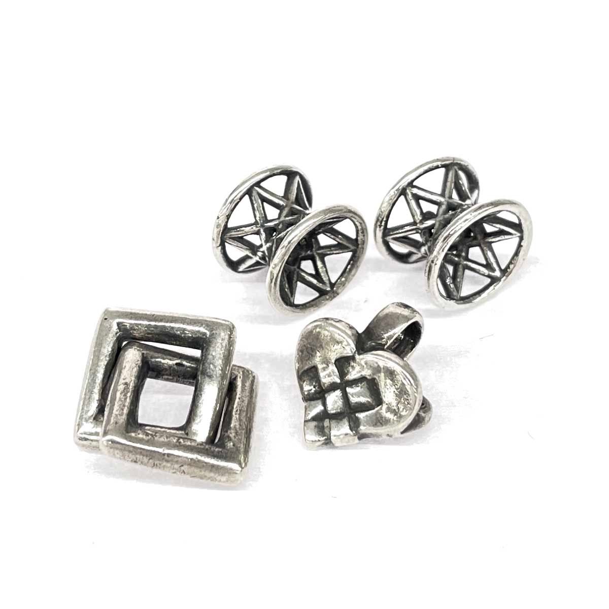 TROLL BEADS トロールビーズ SVブレスレットチャーム ビーズ 4点 LAA