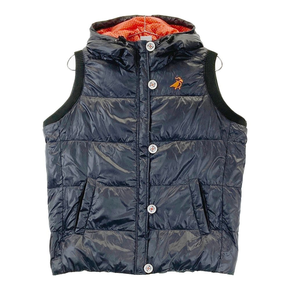 サイズ：L PARADISO パラディーゾ フード付き ダウン ジップベスト