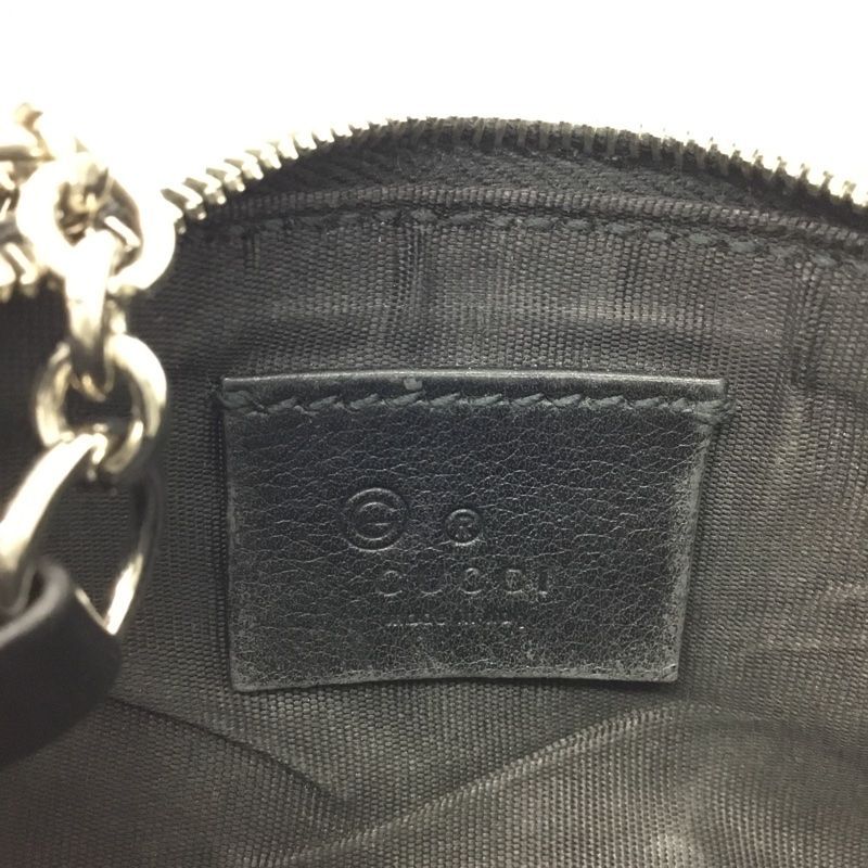 GUCCI【グッチ】キーリング付き コインケース マイクログッチシマ