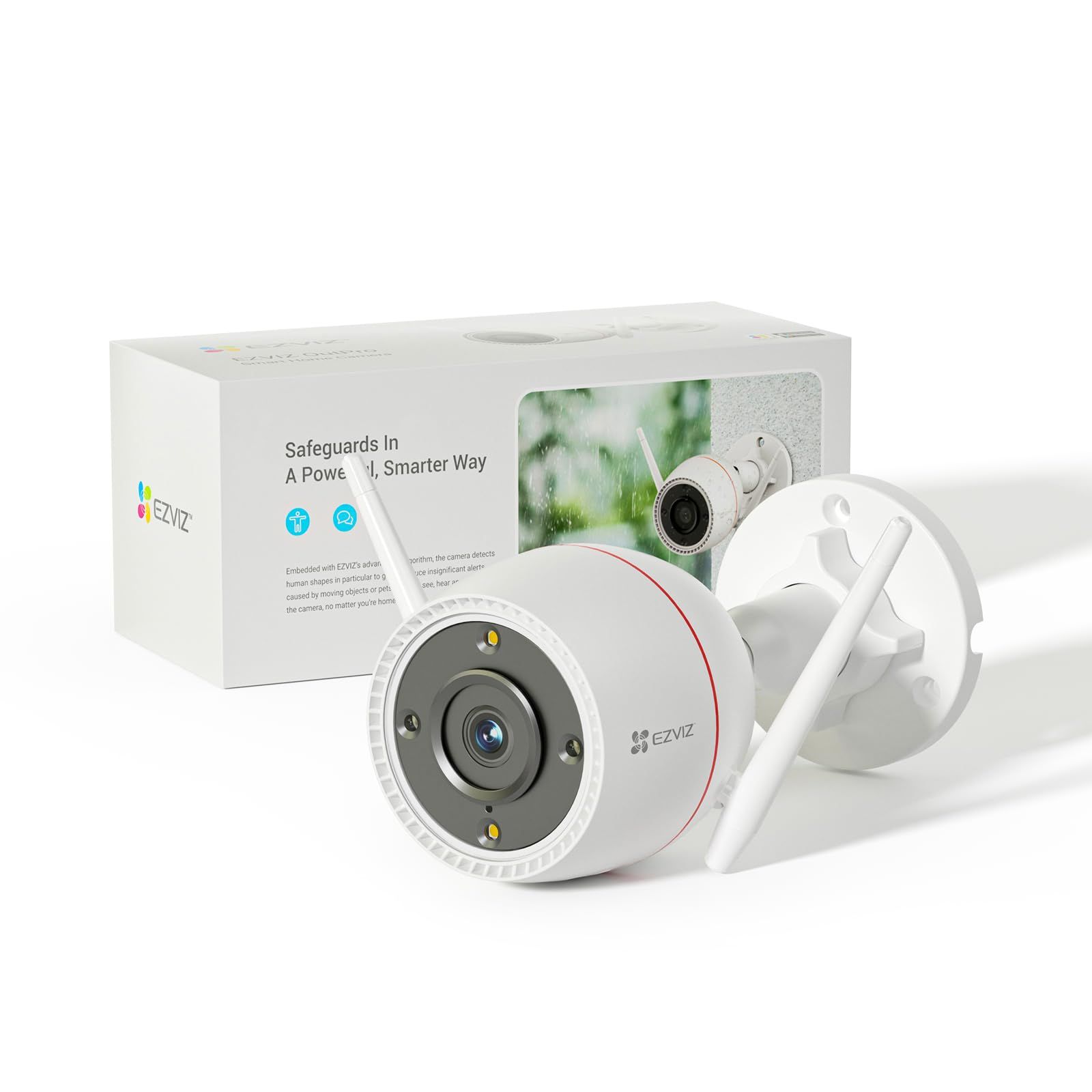 迅速に発送】EZVIZ(イージービズ) 2K 3MP 防犯カメラ 屋外 24時間録画