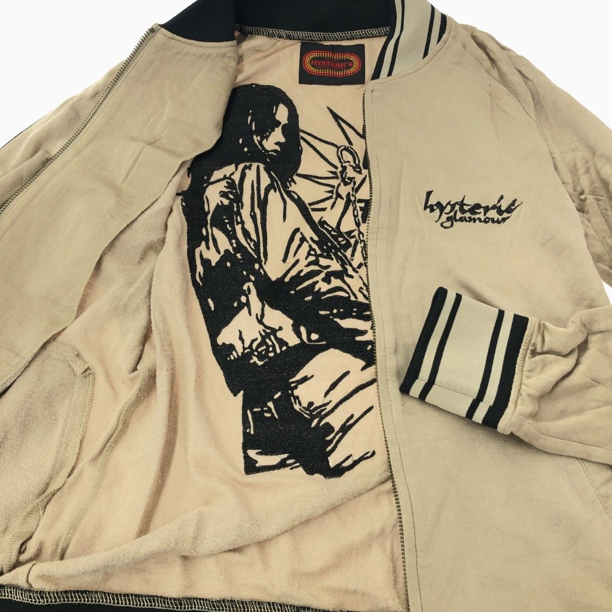 HYSTERIC GLAMOUR ヒステリックグラマー バック刺繍 ブルゾン サイズ:F