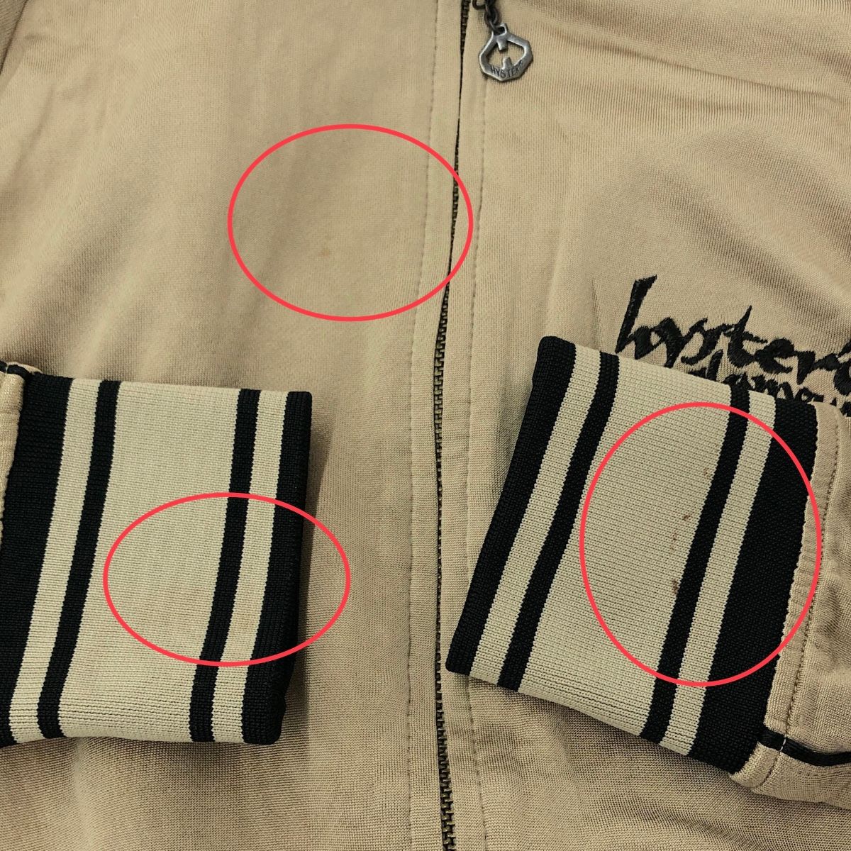 HYSTERIC GLAMOUR ヒステリックグラマー バック刺繍 ブルゾン サイズ:F