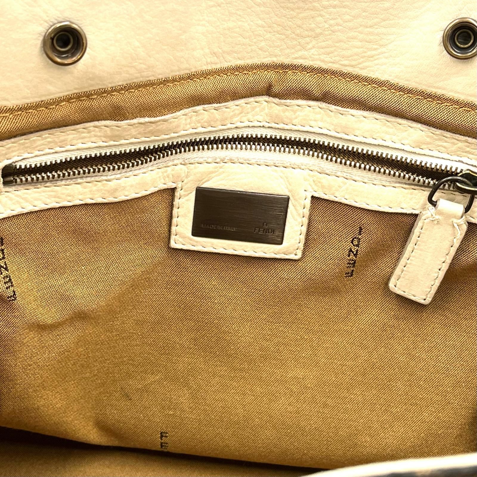 フェンディ FENDI ハンドバッグ エトニコ ズッカ柄 キャンバス