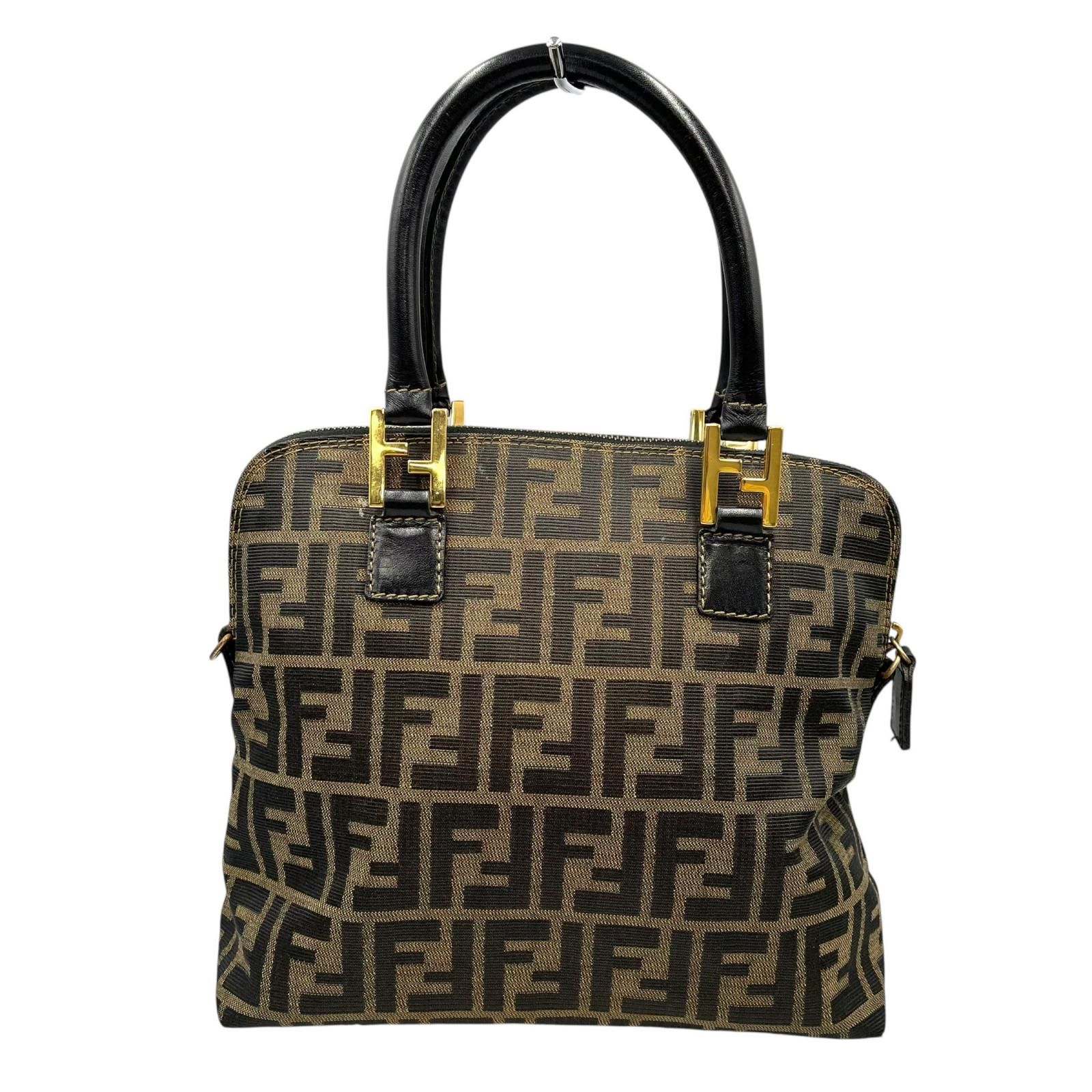 FENDI ハンドバッグ ズッカ柄 フェンディ FENDI ハンドバッグ ズッカ柄 149671 キャンバス ブラウン