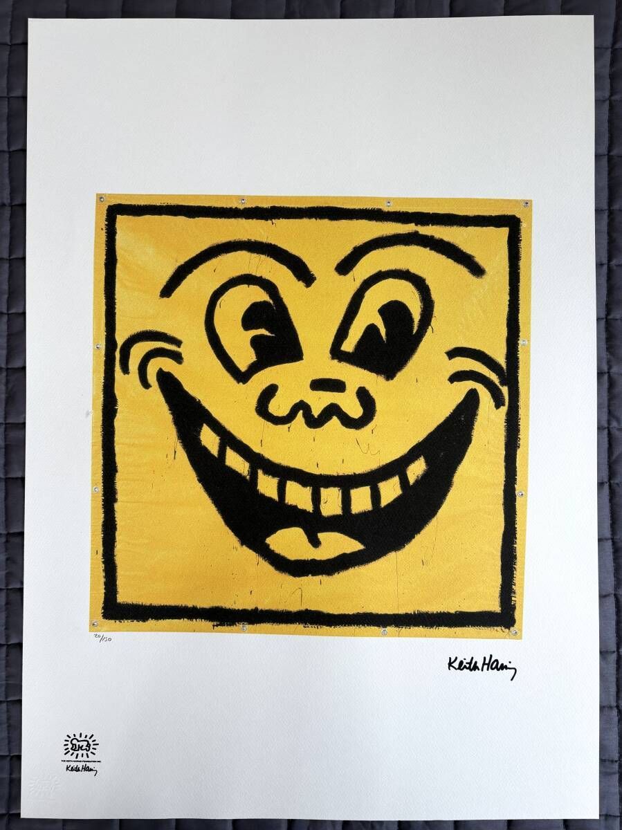 限定150部！】Keith Haring（キース・ヘリング）『スマイリーフェイス