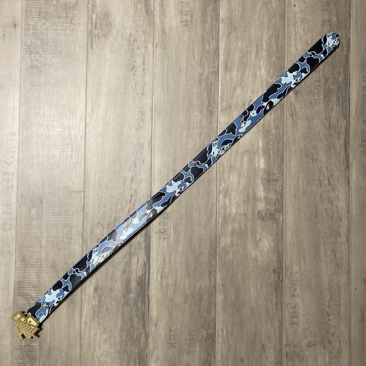 Bape bape sta belt - Gem BAPE STA CAMO ゴールドバックル レザー
