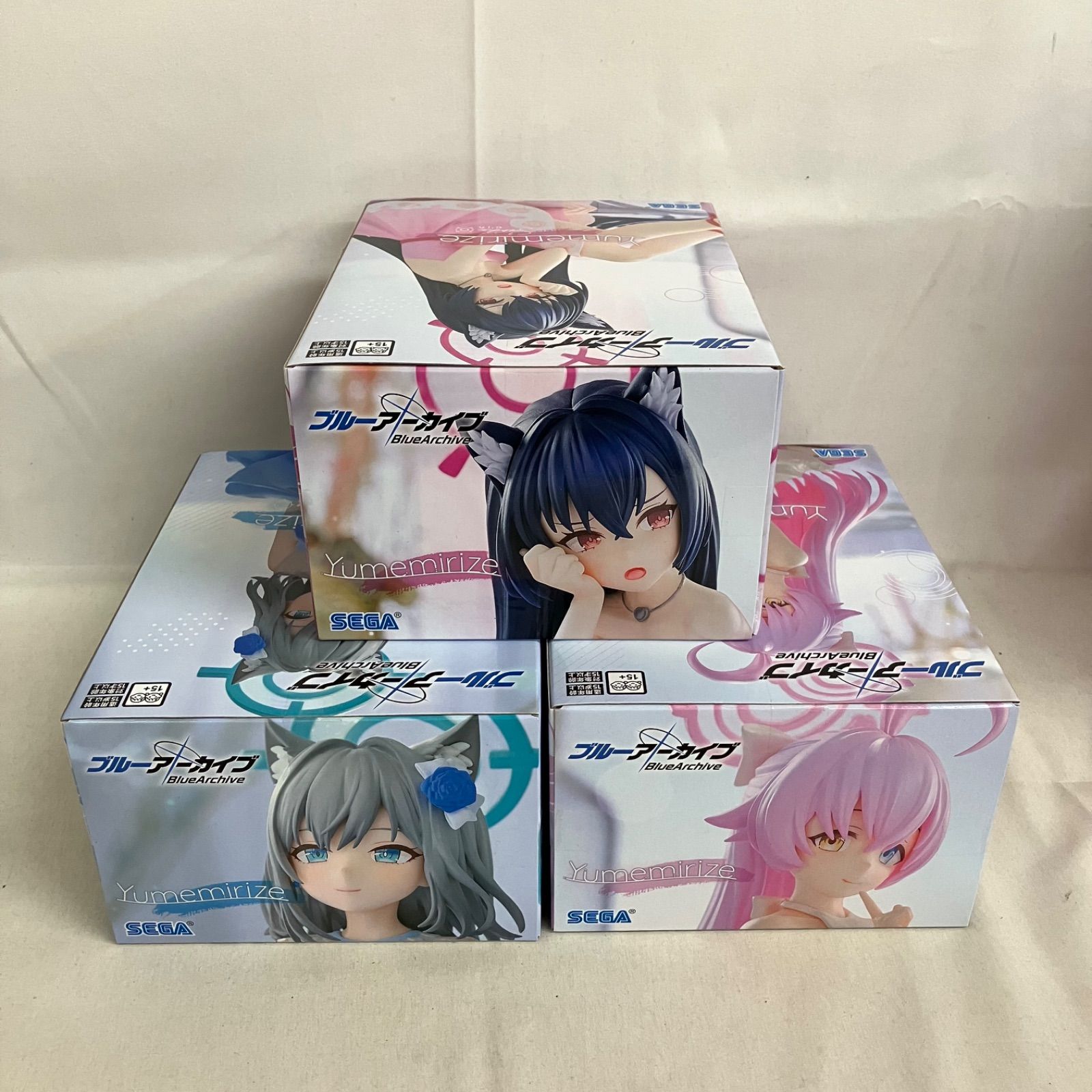 未開封 ブルーアーカイブ Yumemirize シロコ セリカ ホシノ フィギュア