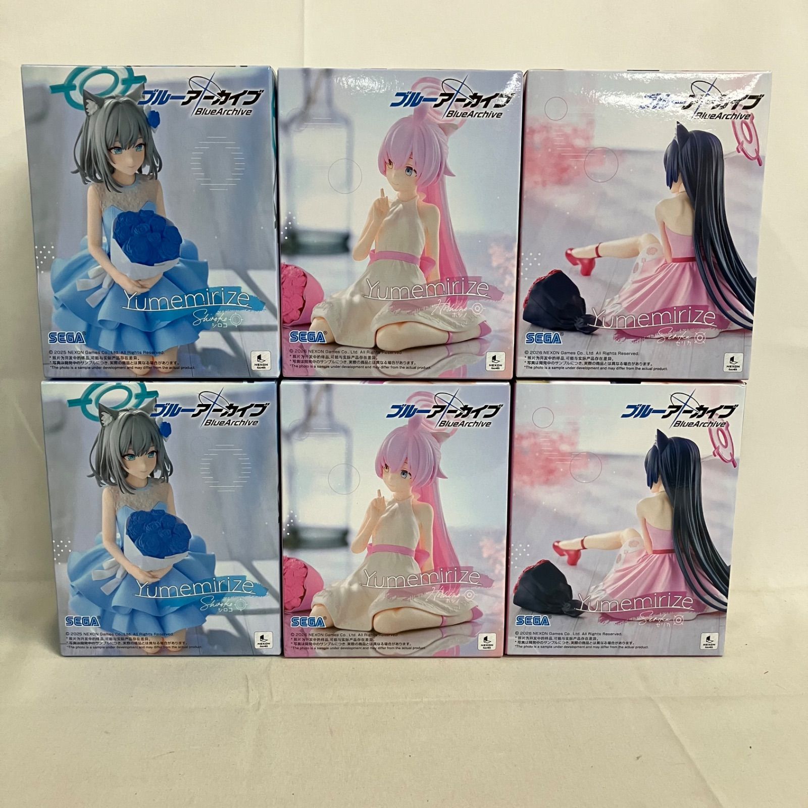 未開封 ブルーアーカイブ Yumemirize シロコ セリカ ホシノ フィギュア